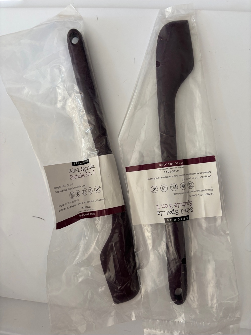Epicure 3-in-1 Silicone Spatula - Plum